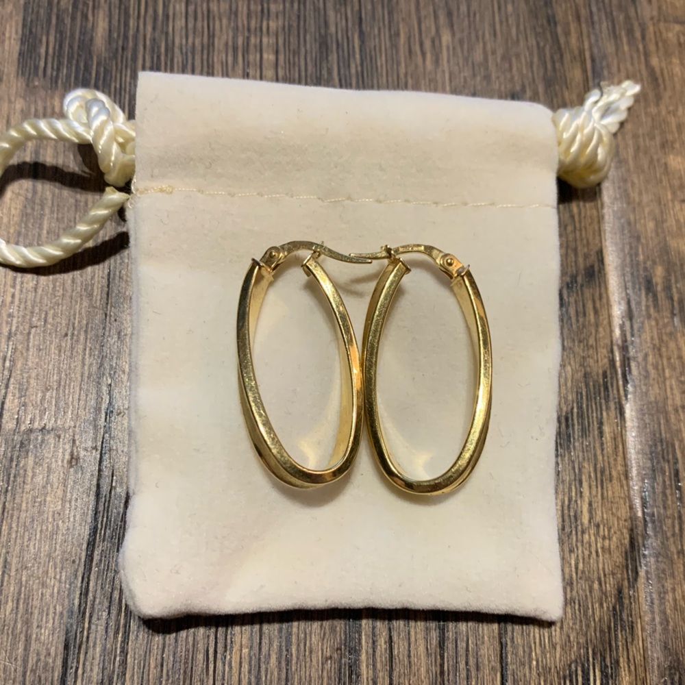 10KT Gold Hooped Earrings